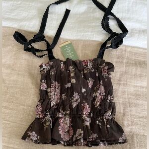 Brock Collection x h&m ruffle tank